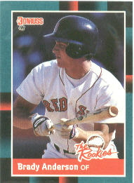 1988 Donruss Rookies Baseball Cards    014      Brady Anderson XRC